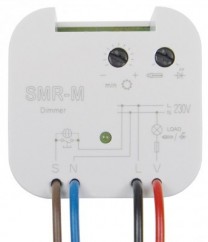 Регулятор освещения SRM-M/230 в монтажную коробку для LED ламп и регулируемых КЛЛ.